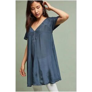 NWOT Anthropologie Dress/ Tunic By Akemi + Kin | Color: Blue | Size: XS